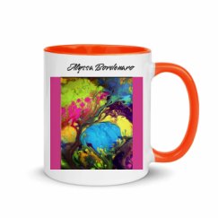 11oz Ceramic Mug with Color Inside