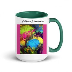 15oz Ceramic Mug with Color Inside