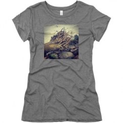 Ladies Slim Fit Super Soft Triblend Tee