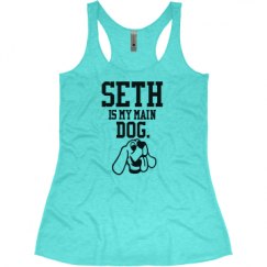 Ladies Slim Fit Super Soft Racerback Triblend Tank