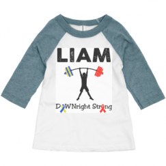 Toddler 3/4 Sleeve Raglan Tee