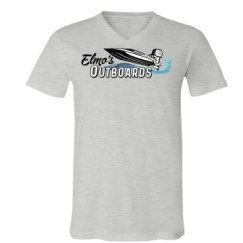 Unisex V-Neck Jersey Tee