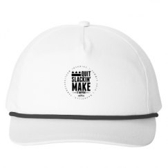 Snapback Five-Panel Rope Hat