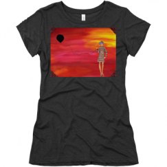 Ladies Slim Fit Super Soft Triblend Tee