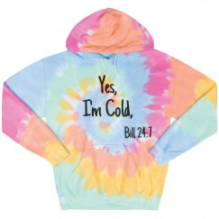 Unisex Tie-Dye Fleece Hoodie