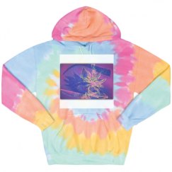 Unisex Tie-Dye Fleece Hoodie