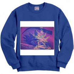Unisex Film and Foil Crewneck Sweatshirt