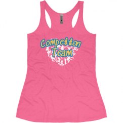 Ladies Slim Fit Super Soft Racerback Triblend Tank