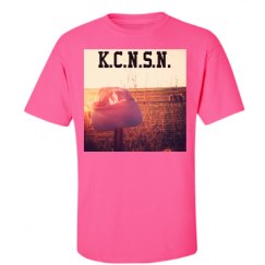 Unisex Ultra Cotton Safety Neon Crewneck Tee