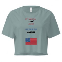 Ladies Festival Cali Crop Top Tee