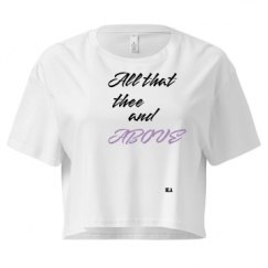 Ladies Festival Cali Crop Top Tee