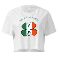 Ladies Festival Cali Crop Top Tee