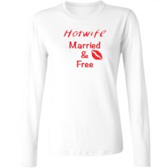 Ladies Relaxed Fit Basic Long Sleeve Tee