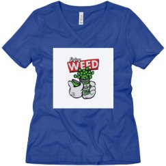 Ladies Relaxed Fit V-Neck Tee