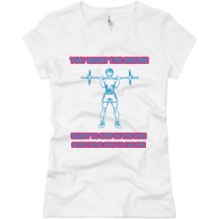 Ladies Slim Fit Basic Promo Jersey Tee