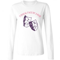 Ladies Relaxed Fit Basic Long Sleeve Tee