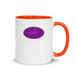 11oz Ceramic Mug with Color Inside