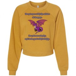 Women's Raglan Pullover Fleece