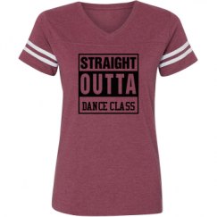 Ladies Relaxed Fit Vintage Sports Tee