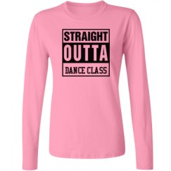 Ladies Relaxed Fit Basic Long Sleeve Tee