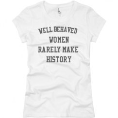 Ladies Slim Fit Basic Promo Jersey Tee