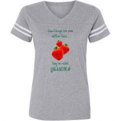 Ladies Relaxed Fit Vintage Sports Tee