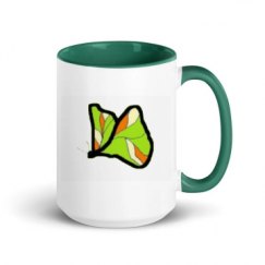 15oz Ceramic Mug with Color Inside