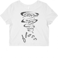 Ladies Slim Fit Crop Top Tee