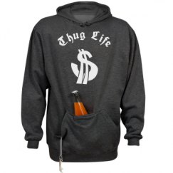 Unisex Beer Holder Tailgate Hoodie