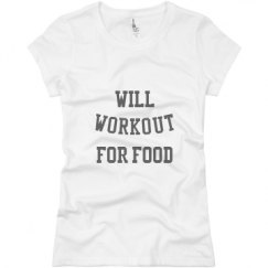 Ladies Slim Fit Basic Promo Jersey Tee