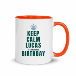 11oz Ceramic Mug with Color Inside