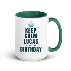 15oz Ceramic Mug with Color Inside