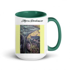 15oz Ceramic Mug with Color Inside