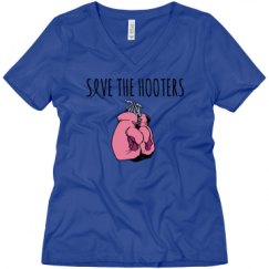 Ladies Relaxed Fit V-Neck Tee