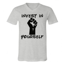 Unisex V-Neck Jersey Tee