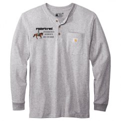Unisex Carhartt Long Sleeve Henley Tee 