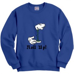 Unisex Film and Foil Crewneck Sweatshirt