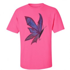 Unisex Ultra Cotton Safety Neon Crewneck Tee