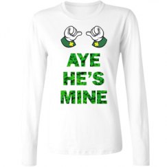 Ladies Relaxed Fit Basic Long Sleeve Tee