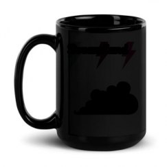15oz Black Glossy Mug
