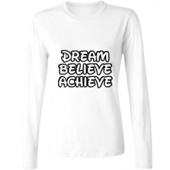 Ladies Relaxed Fit Basic Long Sleeve Tee