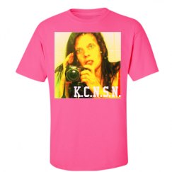 Unisex Ultra Cotton Safety Neon Crewneck Tee