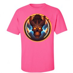 Unisex Ultra Cotton Safety Neon Crewneck Tee