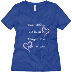 Ladies Relaxed Fit V-Neck Tee