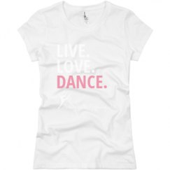 Ladies Slim Fit Basic Promo Jersey Tee