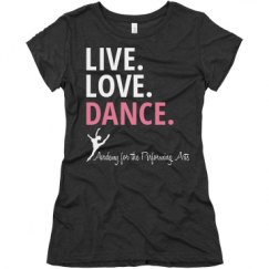 Ladies Slim Fit Super Soft Triblend Tee