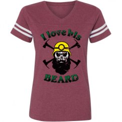 Ladies Relaxed Fit Vintage Sports Tee