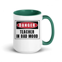 15oz Ceramic Mug with Color Inside