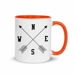 11oz Ceramic Mug with Color Inside