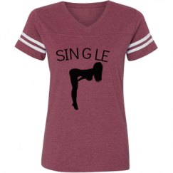 Ladies Relaxed Fit Vintage Sports Tee